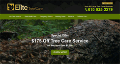 Desktop Screenshot of elitetreecare.com