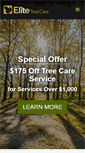 Mobile Screenshot of elitetreecare.com